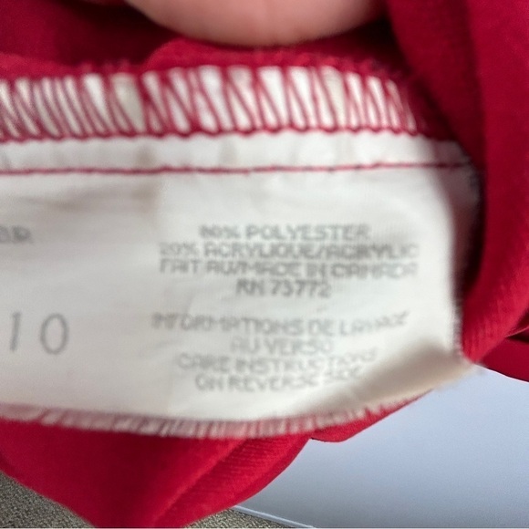 Vintage Tradition Classic Red Blazer Jacket Retro Size 10 - Picture 11 of 13